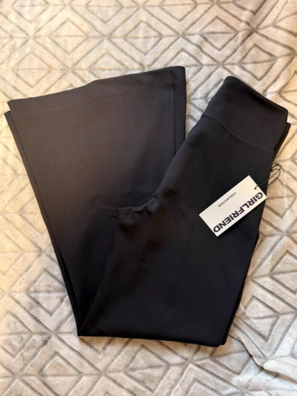 NWT Girlfriend Collective Black Flare Active Pants Size XS, L & XL